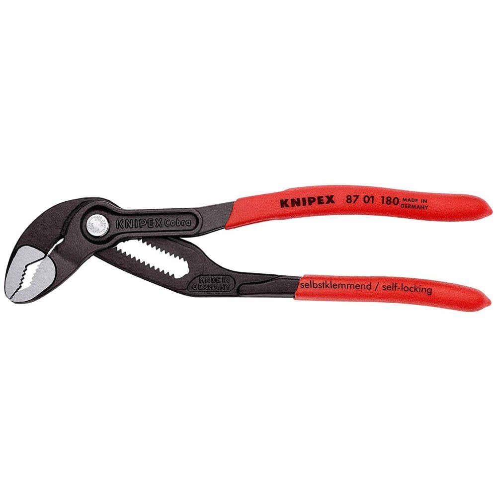 Knipex, 87 01 180, 7-1/4 pulgadas cuchillo Cobra bomba de agua, agarre de plástico