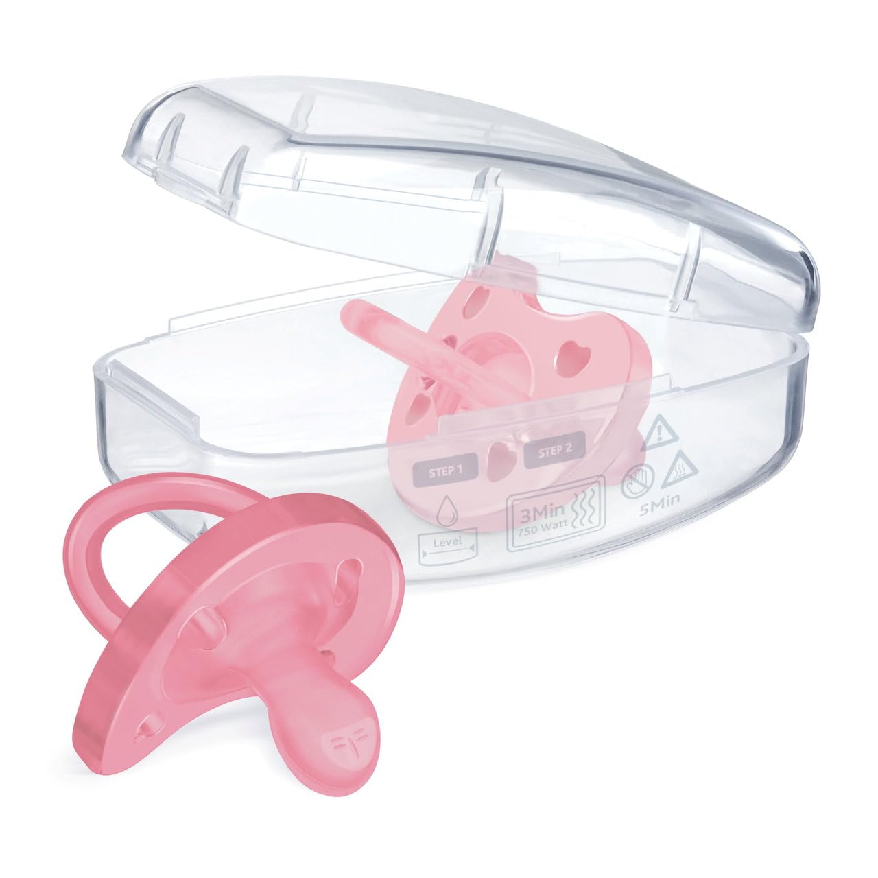 Chicco PhysioForma Chupete de Silicona 6-16 Meses, Pack de Chupetes Suaves y Delicados, Apoyan la Respiración Fisiológica y Favorecen el Desarrollo Correcto de la Boca, Rosa