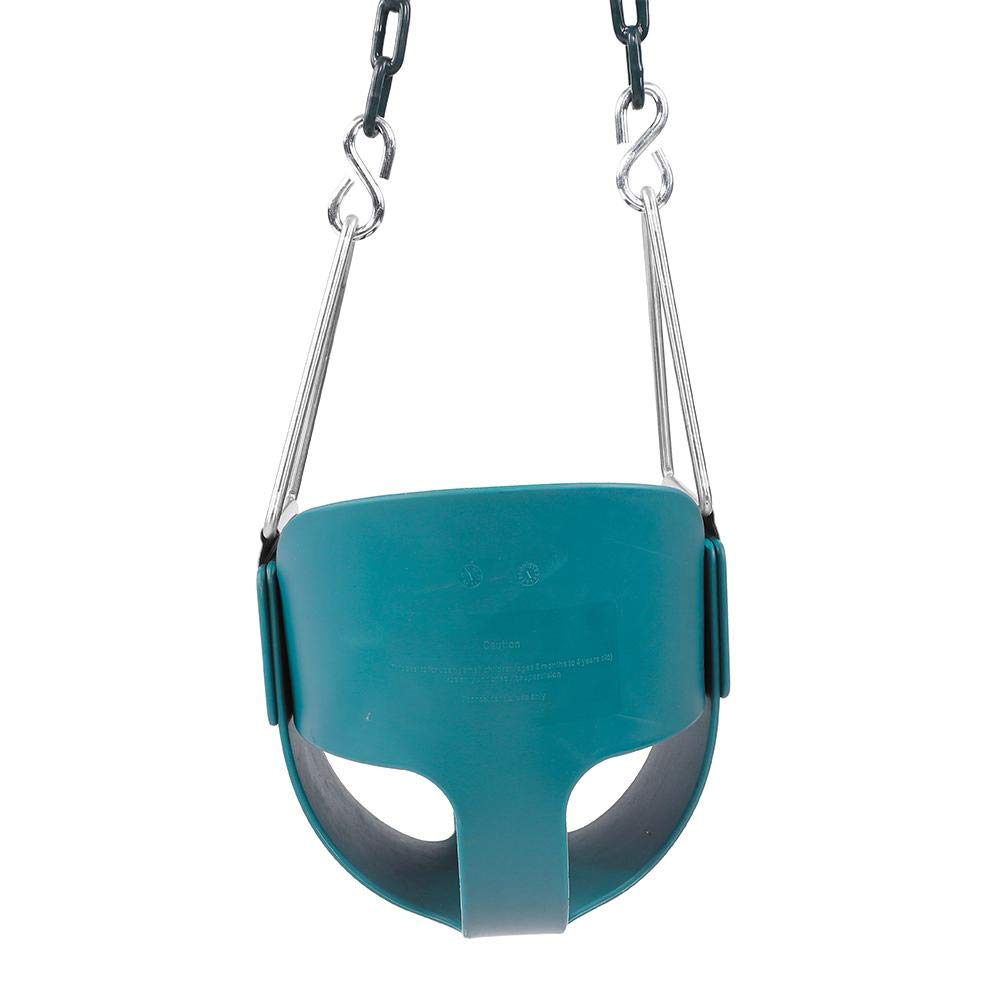 Alomejor Asiento de Columpio para niños con Juego de Respaldo Alto y Asiento de Columpio para niños pequeños Completamente ensamblado para niños