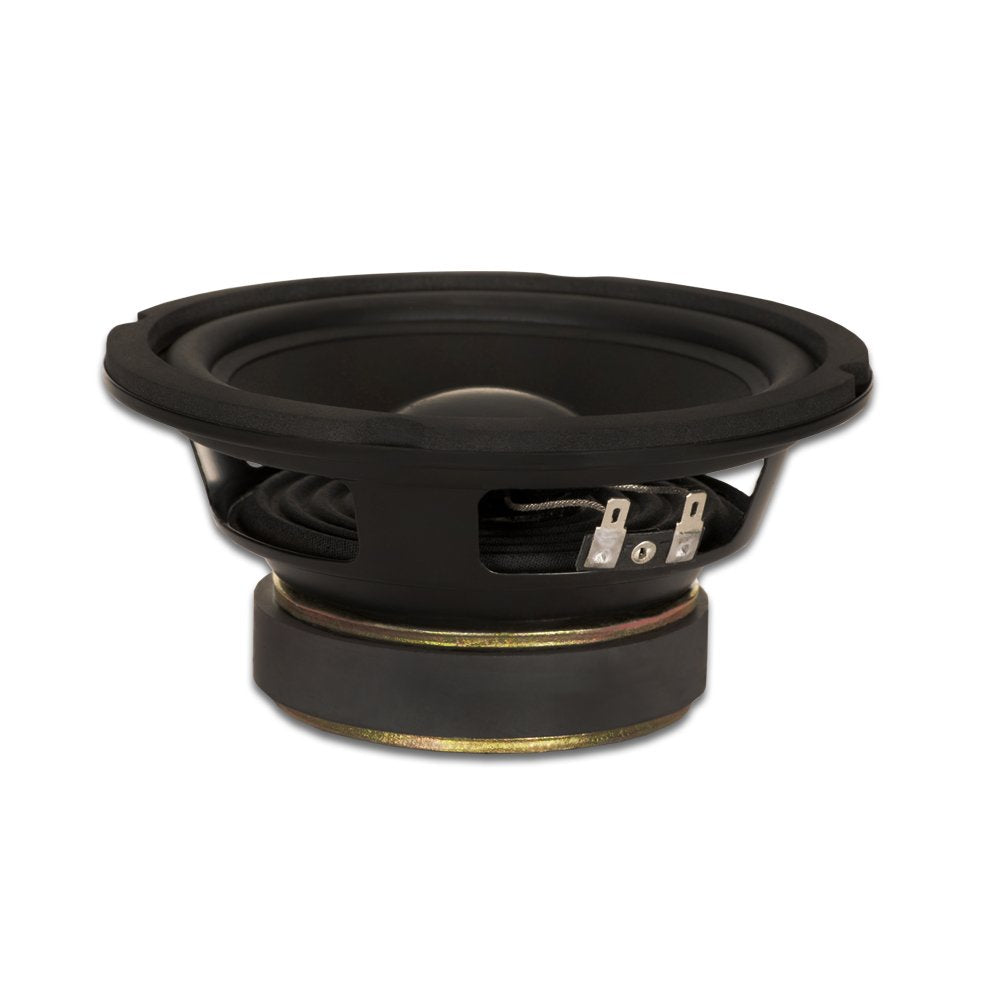 Goldwood Sound GW-6024 - Woofer de Goma de 6.5 Pulgadas, 170 W, 4 Ohm, Altavoz de Repuesto, Color Negro