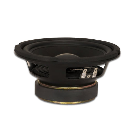 Goldwood Sound GW-6024 - Woofer de Goma de 6.5 Pulgadas, 170 W, 4 Ohm, Altavoz de Repuesto, Color Negro
