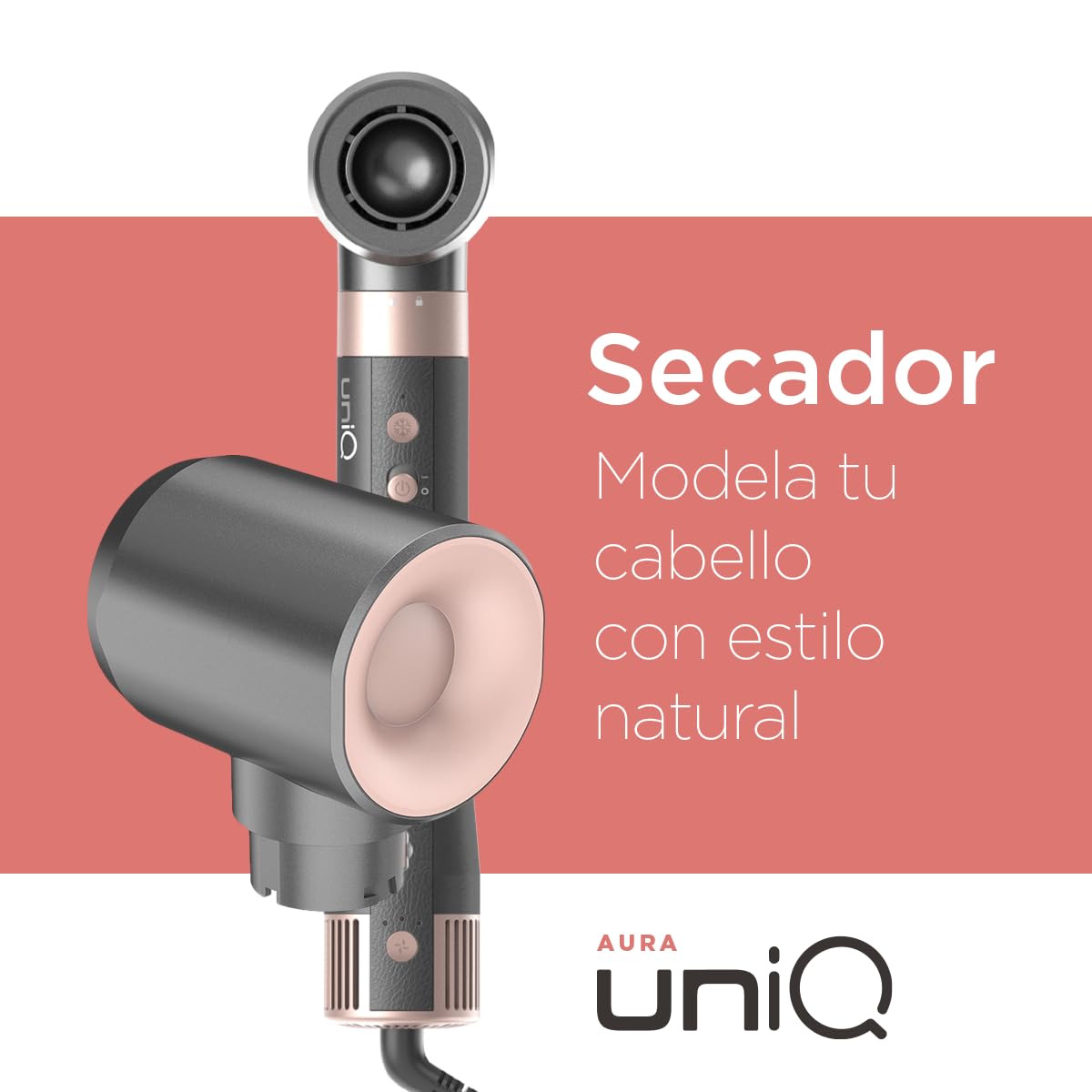 Multiestilizador GA.MA Italy UniQ Styler Aura Coanda Motor Digital Profesional