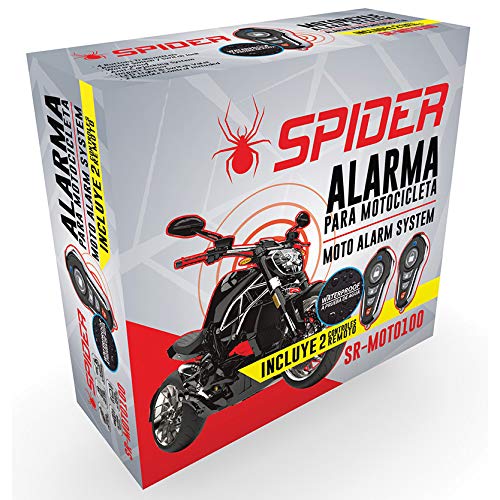 Alarma ANTIRROBO SPIDER para Moto con Control Remoto