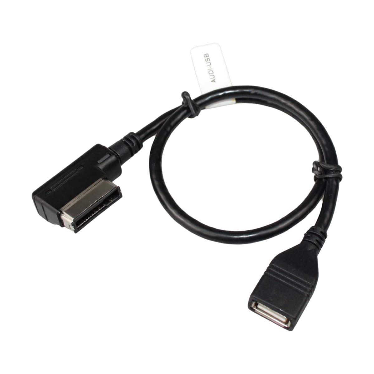 Cable USB Audi AMI Negro Compatible para Accesorios de Audio en Coche