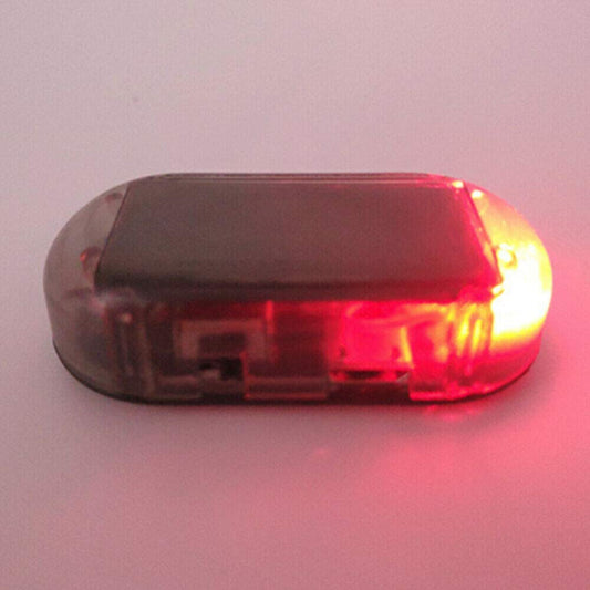 Luz de Señal Solar Simulada para Coche Rojo Alarma Intermitente