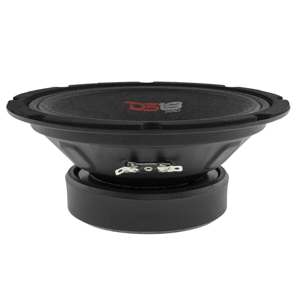 Altavoz Medio Rango 8 Pulgadas DS18 Rojo, Respaldo Sellado, 480 Watts Max, 140 Watts RMS, 8 Ohmios