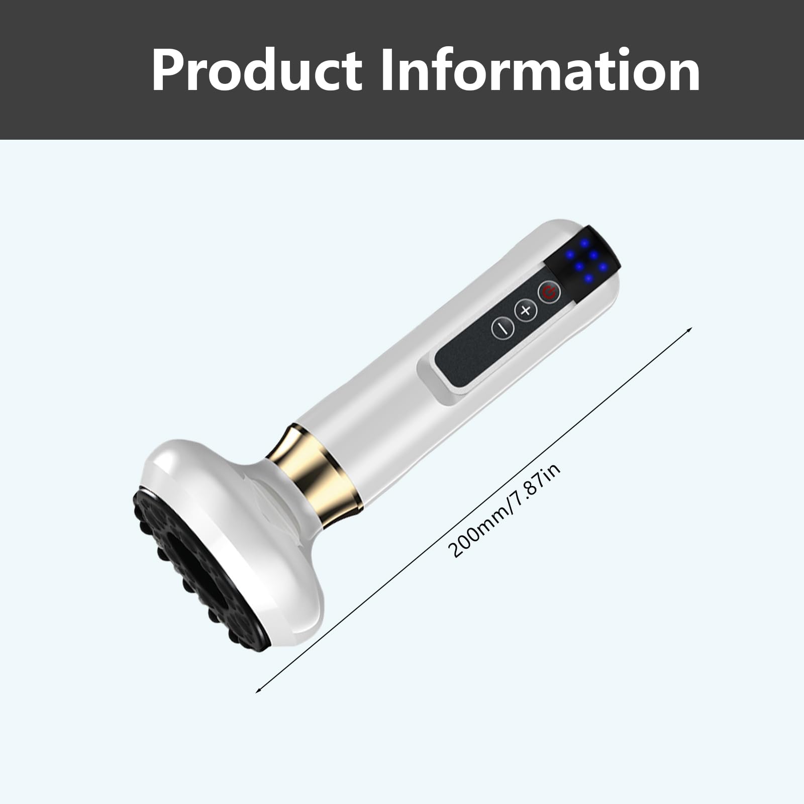 UOUOU Bluile Cellulite Massager,Masajeador anticelulitico, Dexvon Masajeador Anticelulitico, 12 niveles de succión ajustables con for Cintura, Brazos y Piernas y Brazos aliviar la fatiga y la piel
