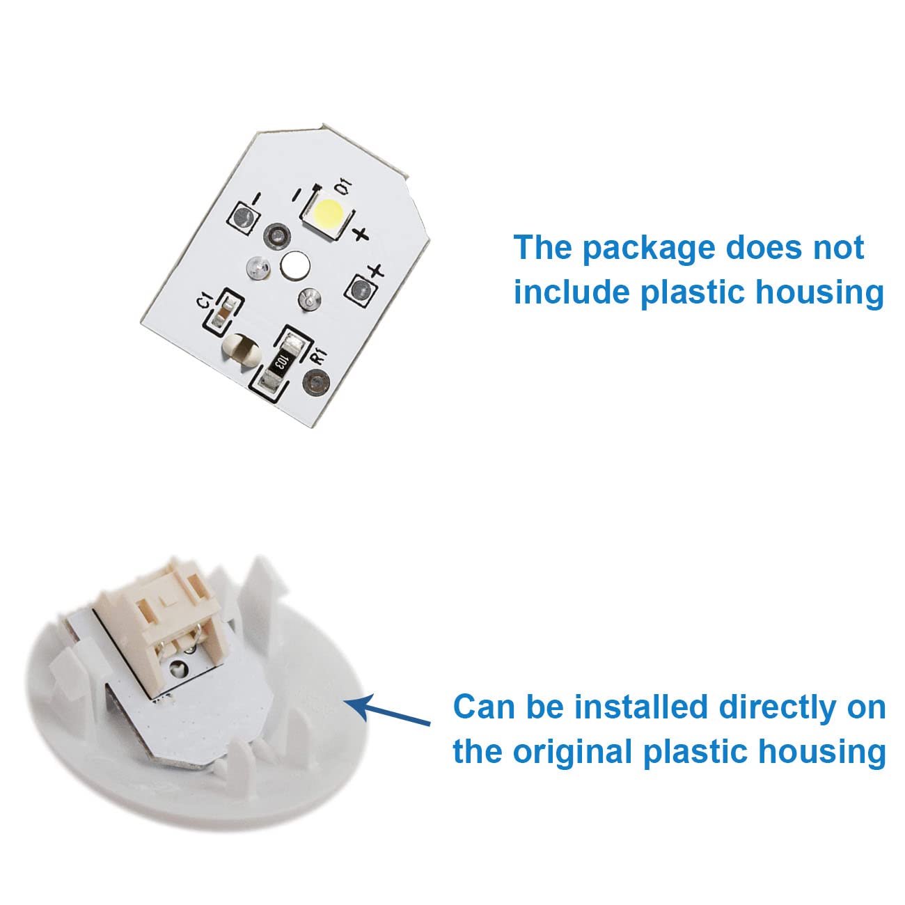 Foco de Refrigerador GE Blanco Paquete de 2