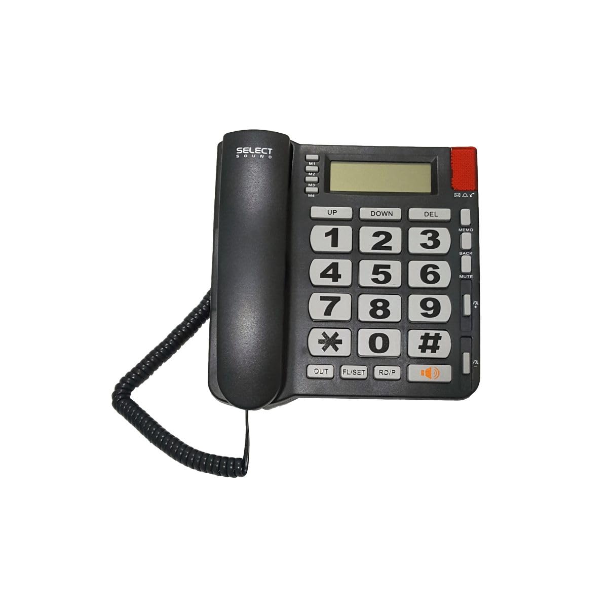 Select Sound Teléfono Alámbrico con Numeros Grandes
