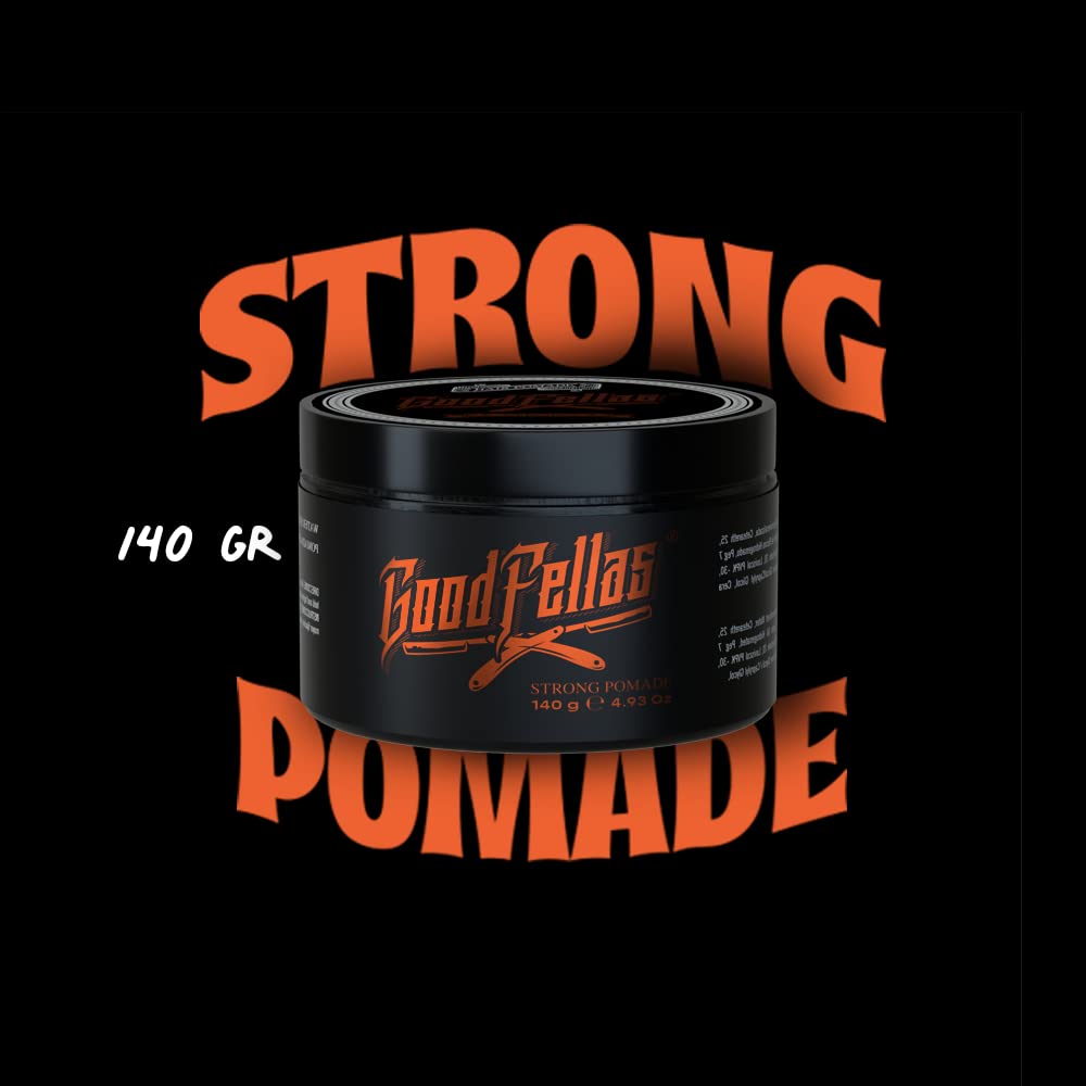GoodFellas Pomada para Cabello de Fijación Fuerte Strong Pomade con Base de Agua 140gr