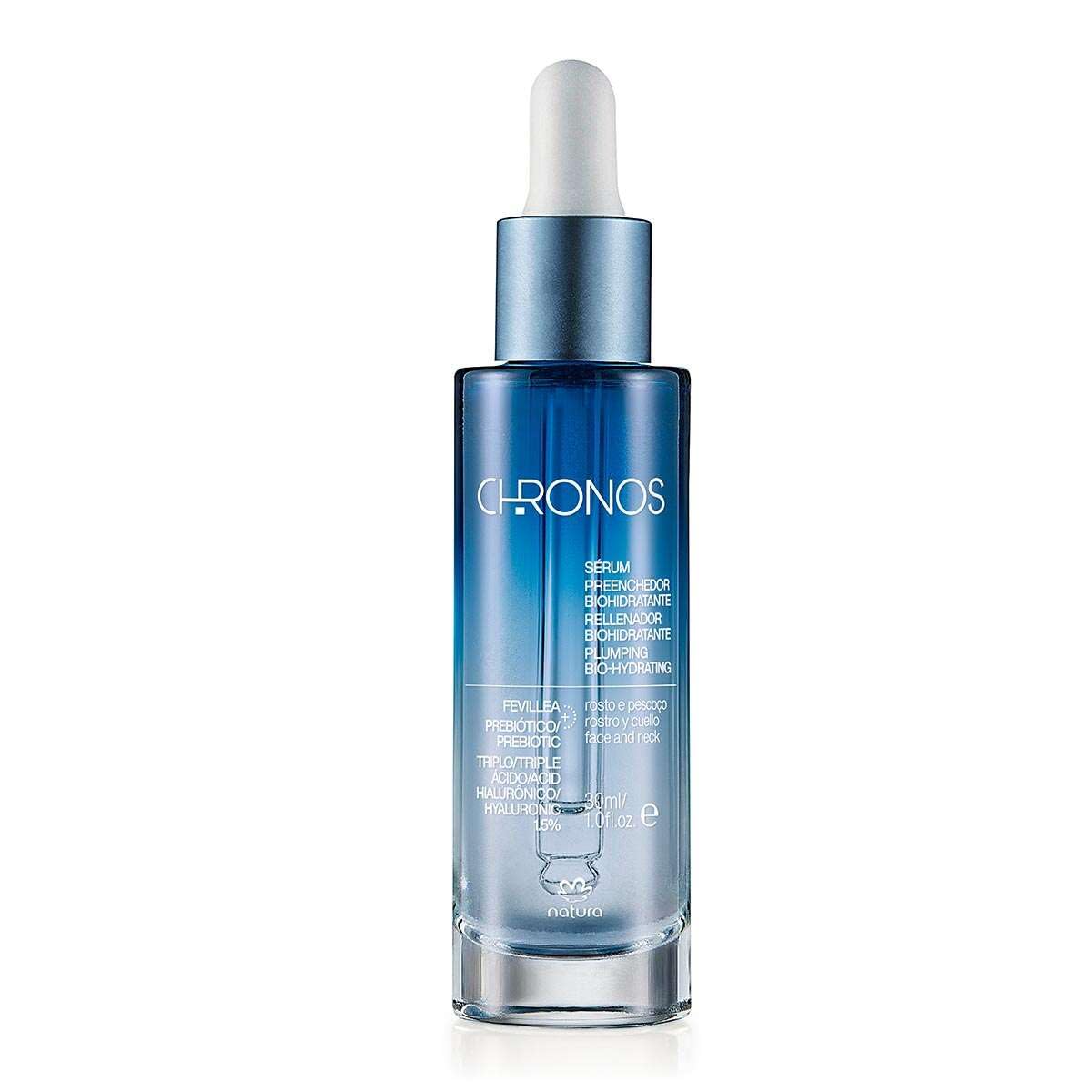 NATURA SÉRUM HIDRATANTE Y TONIFICANTE CON ÁCIDO HIALURÓNICO- CHRONOS - 30ML