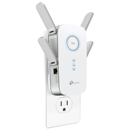 Extensor de Rango TP-Link RE650 Blanco con 4 Antenas Externas y Puerto Gigabit Ethernet