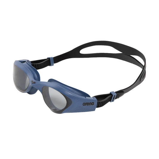 Arena - anteojos de natación unisex para adultos, para hombres y mujeres, ajuste hermético, a prueba de órbitas, lentes antivaho, revestimiento antiespejo, humo/jade/azul