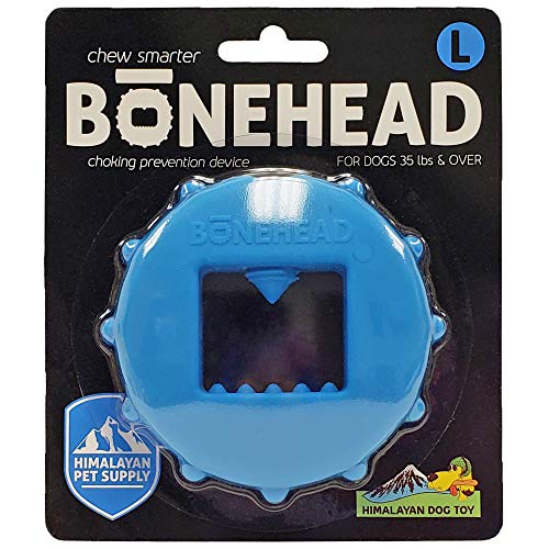 Himalayan Dog Chew Bonehead - Soporte grande para masticar perros asegura masticables para perros, masticar más inteligente y más tiempo, estimula a tu perro, sostiene masticables de yak con cierre de