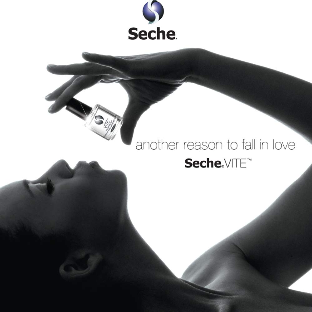 Seche Vite Dry Fast Top Coat Boxed 0.5oz (2 Pack) by Seche