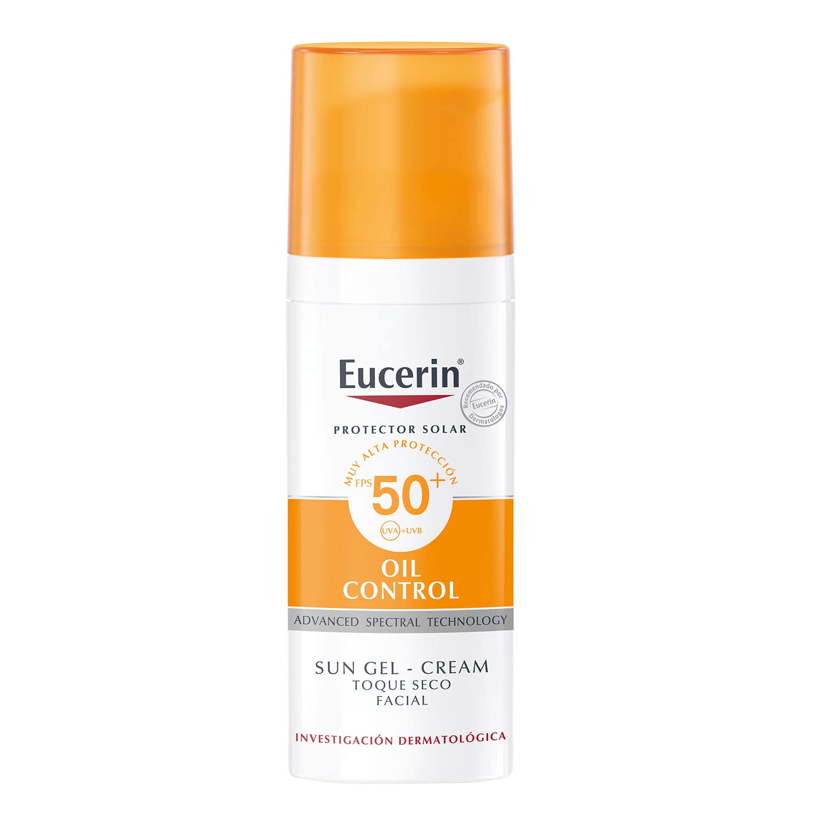 Serum facial ligero DermoPure Triple Effect (40 ml), Efecto Anti-Manchas + Protector solar facial efecto mate toque seco Oil Control, 50 ml