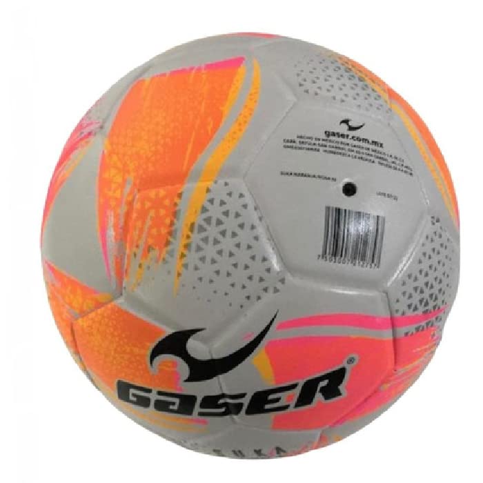 Balón Fútbol Gaser Rosa Blanco Laminado Modelo Suka No. 4