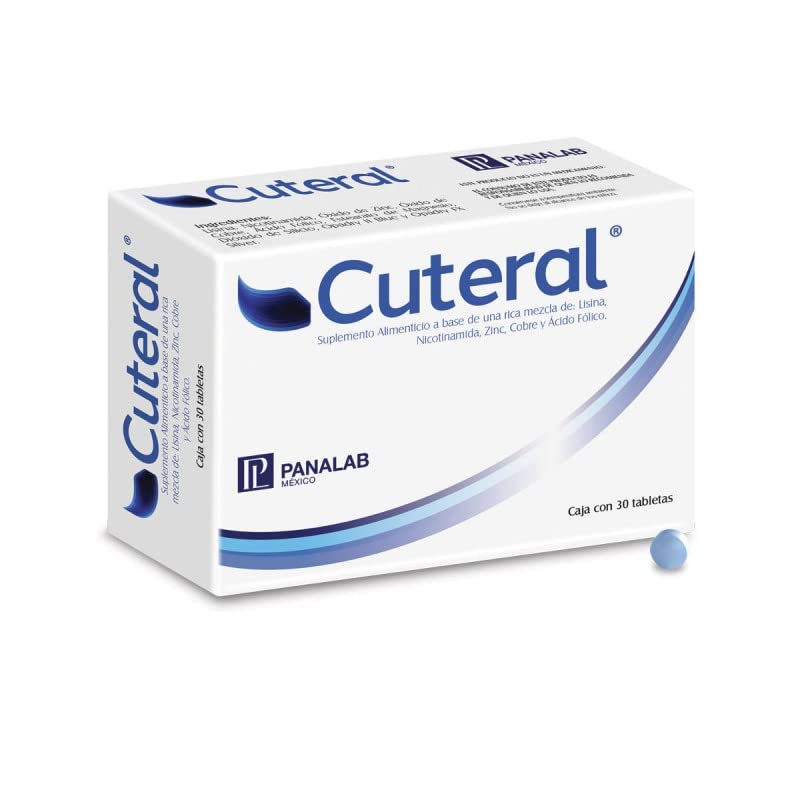 Tabletas PANALAB Cuteral Sup Alim 30 Unidades