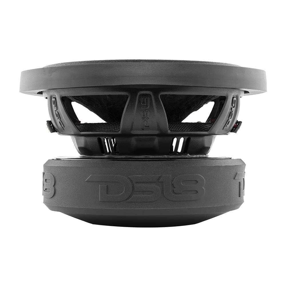DS18 Elite-Z ZR6.2D - Subwoofer de Coche de 6.5 Pulgadas de 600 vatios de Potencia máxima Doble Bobina de Voz de 2 ohmios de fácil Montaje, Graves de Alto Rendimiento para el Sistema de Sonido de tu