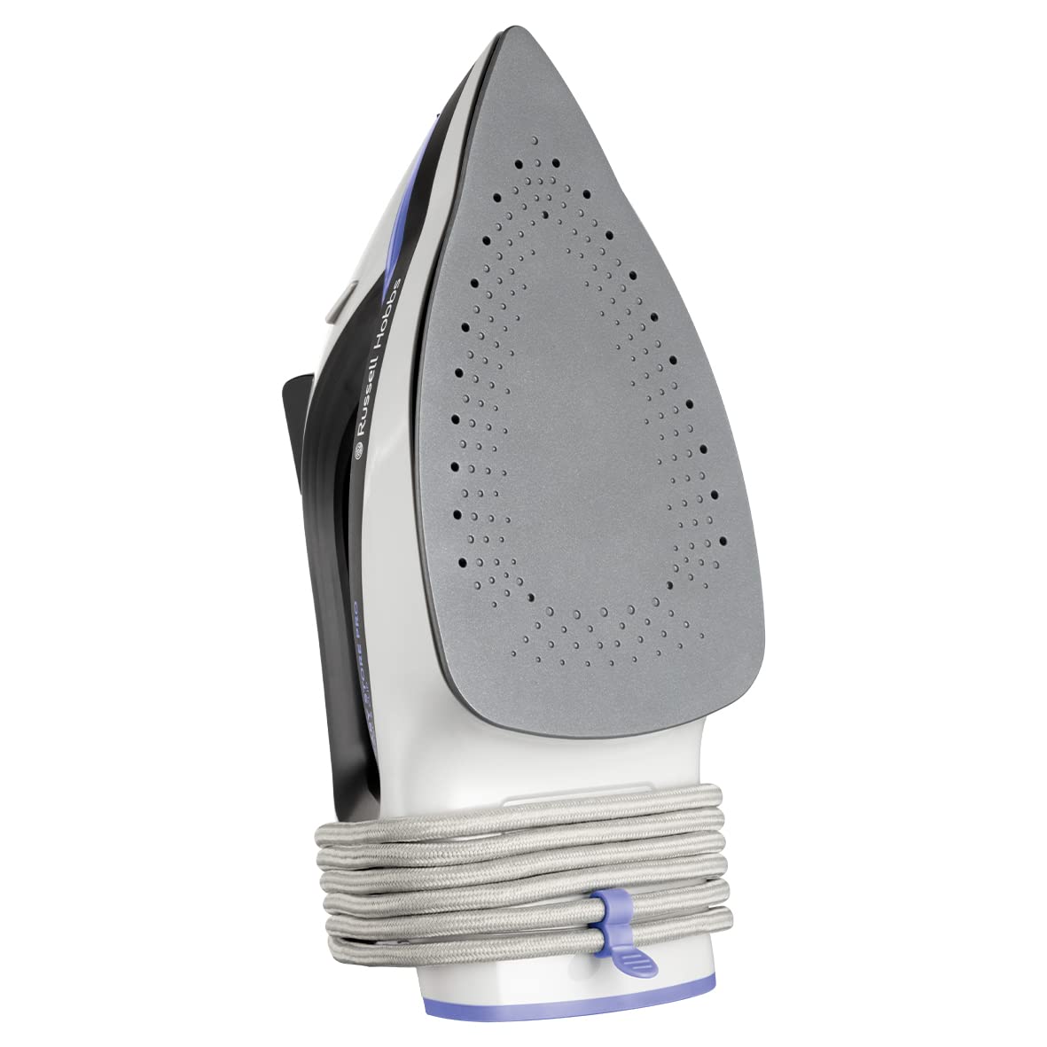 Plancha de Vapor Russell Hobbs Blanco Suela de Cerámica Ahorro de Espacio