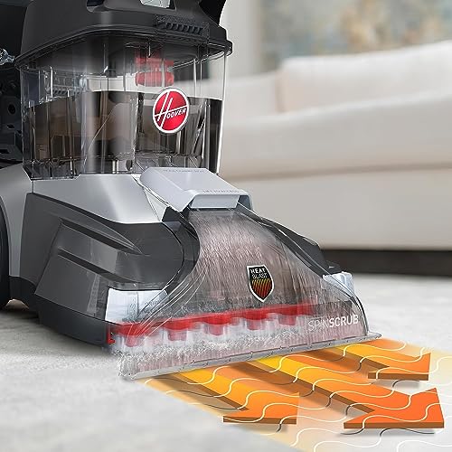 Hoover PowerScrub XL - Máquina limpiadora de alfombras para alfombras y tapicería, máquina de limpieza profunda con herramientas multiusos, succión potente, combina con solución de limpieza de