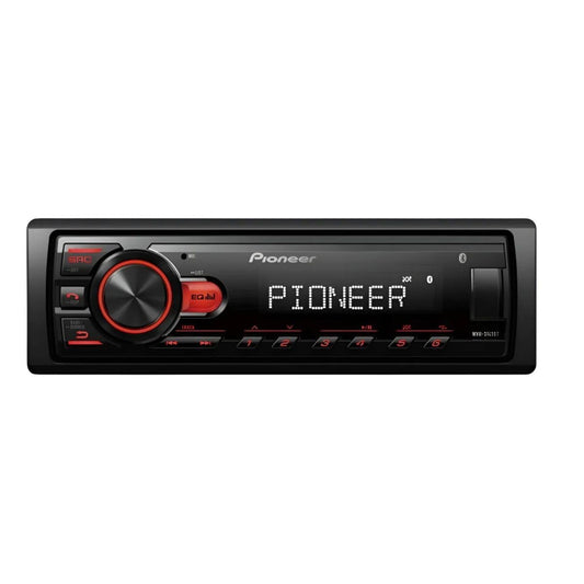 Autoestéreo Pioneer Negro MVH-S145BT Con USB y Bluetooth