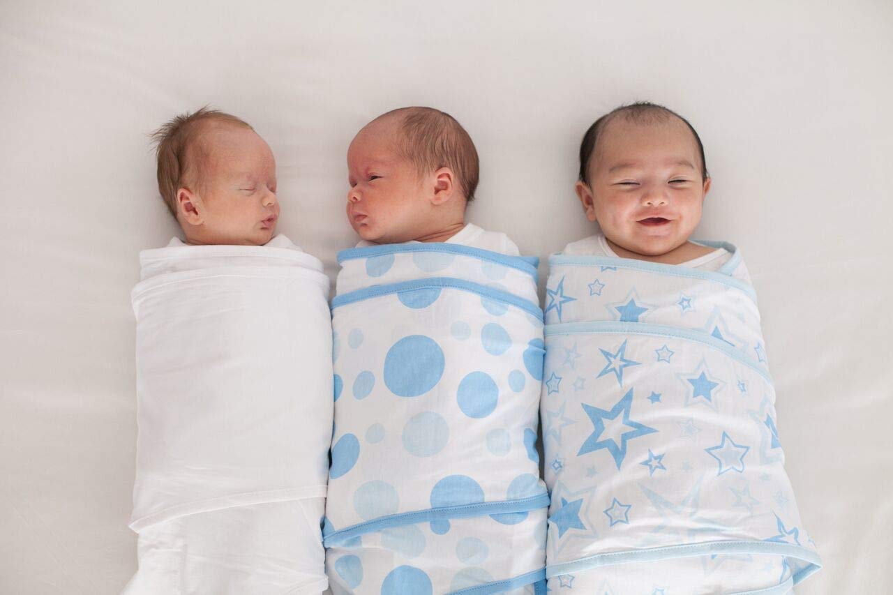 Miracle - Manta Envolvente para Dormir – Ayuda a tu recién Nacido más Tiempo – Saco de Dormir Suave y Seguro para bebés – Manta de Envolver fácil de Usar para un bebé Tranquilo (Blanco)