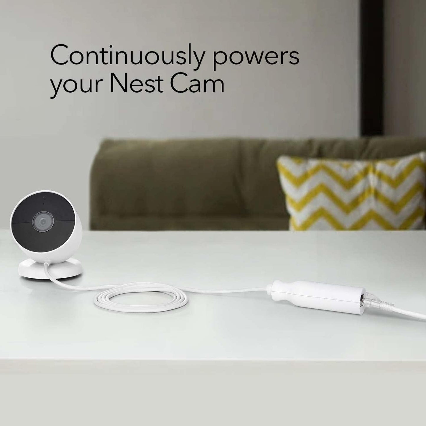 Wasserstein Adaptador PoE para Google Nest Cam (batería) - Hecho para Google Nest