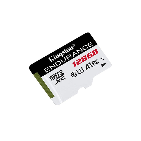 Kingston MicroSDHC Endurance 128GB (Sin Adaptador a SD) Clase 10, UHS-I, U1, A1 Lectura: 95MB/s y Escritura: 45MB/s (SDCE/128GB)