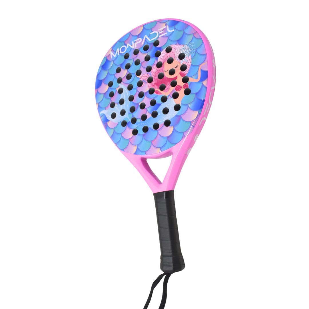 Raqueta Pádel MonPadel Sirena Eva Soft Carbon para Niña Junior
