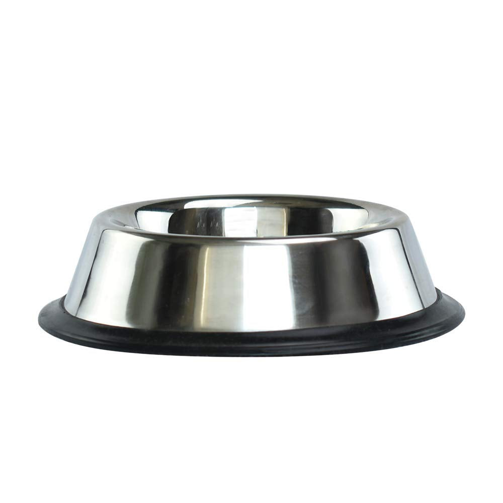 Plato de Acero Fancy Pets Azul con Antiderrapante para Perro