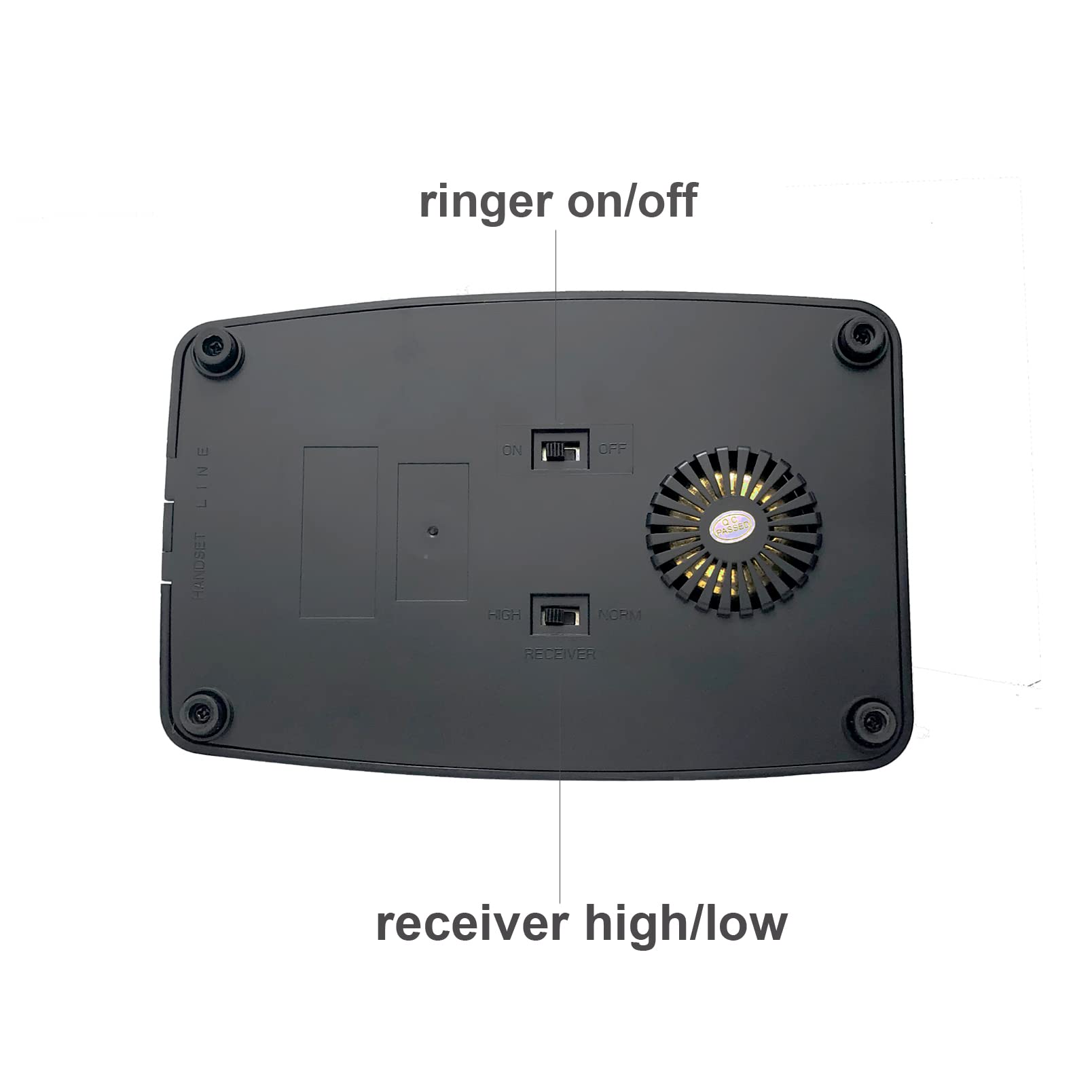 Benotek - Teléfono rotativo con esfera retro antigua, teléfono fijo con campana de metal clásica, teléfono con cable con remarcar para decoración del hogar, oficina, escuela, hotel