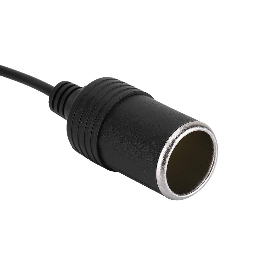 Acouto USB a Encendedor de Cigarrillos Cable Convertidor de Enchufe Cable Convertidor de Enchufe USB 5V a 12V Adaptador Convertidor de Enchufe de Encendedor de Cigarrillos USB de Coche Macho a Hembra