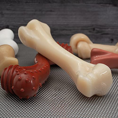 Juguete Duradero Tipo Hueso Nylabone Grande Especial para Razas Grandes