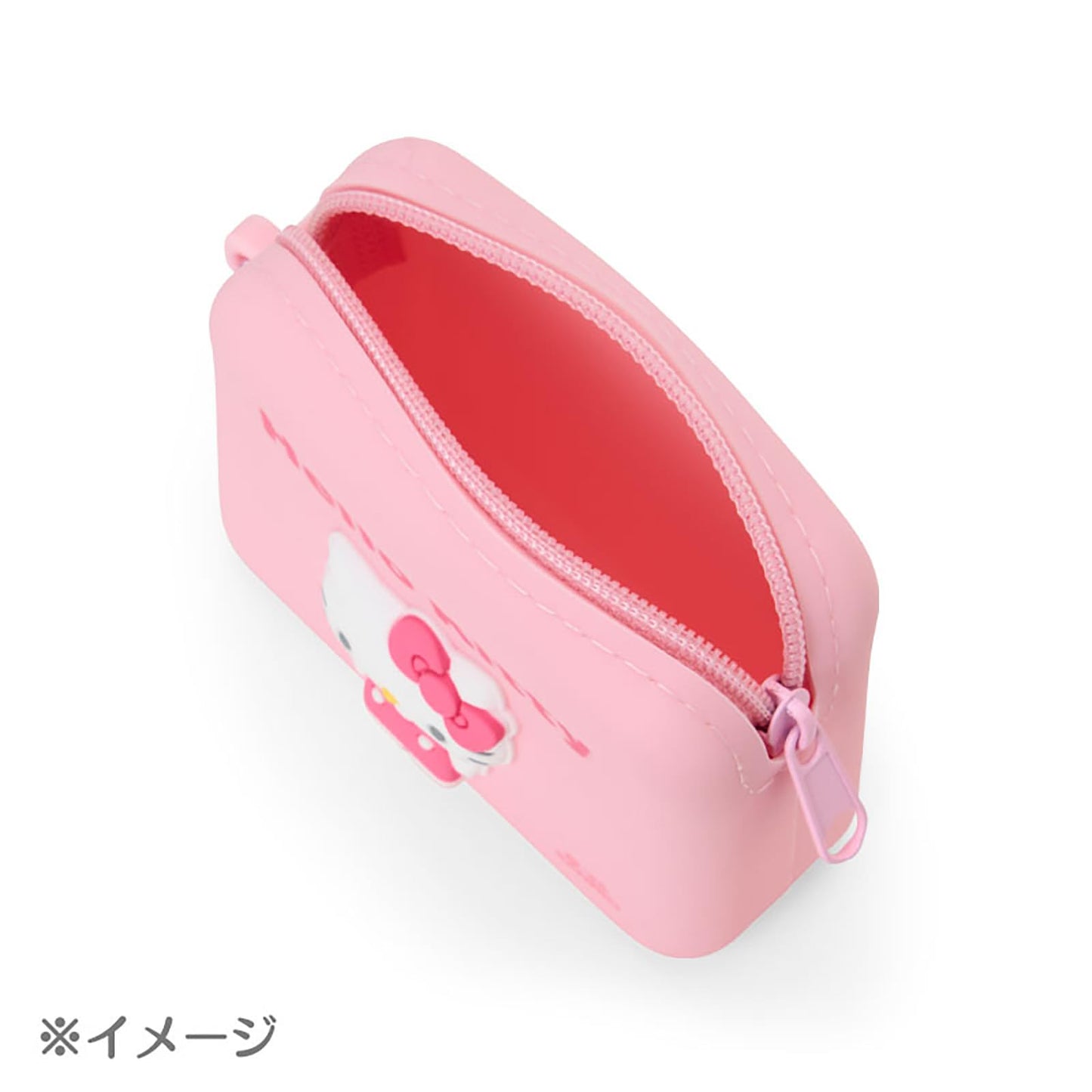 Sanrio 357766 - Mini bolsa de silicona para pompón, bolsa de maquillaje, monedero