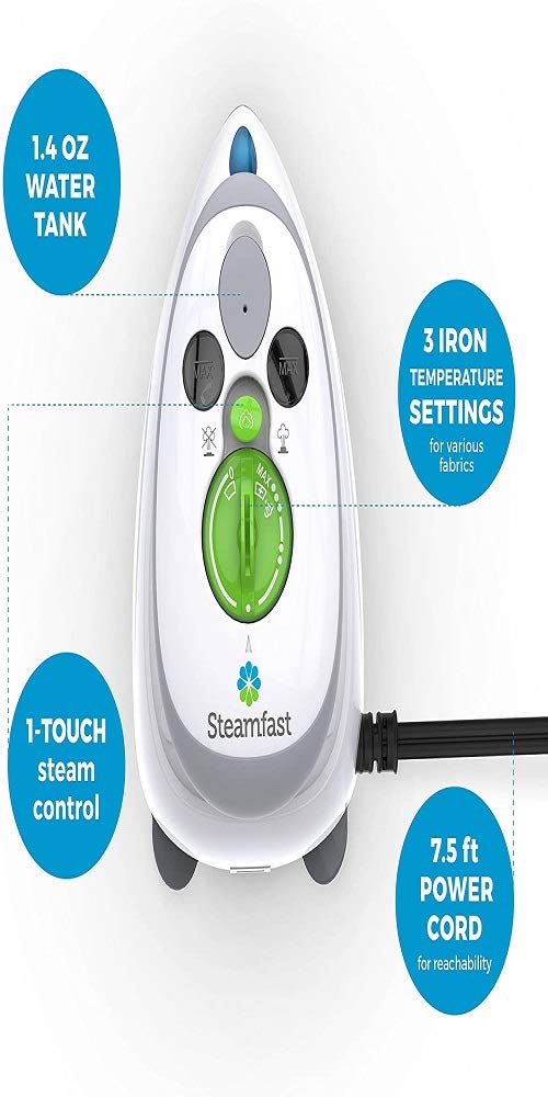 Plancha de Vapor Miniatura Steamfast SF-727 de Viaje