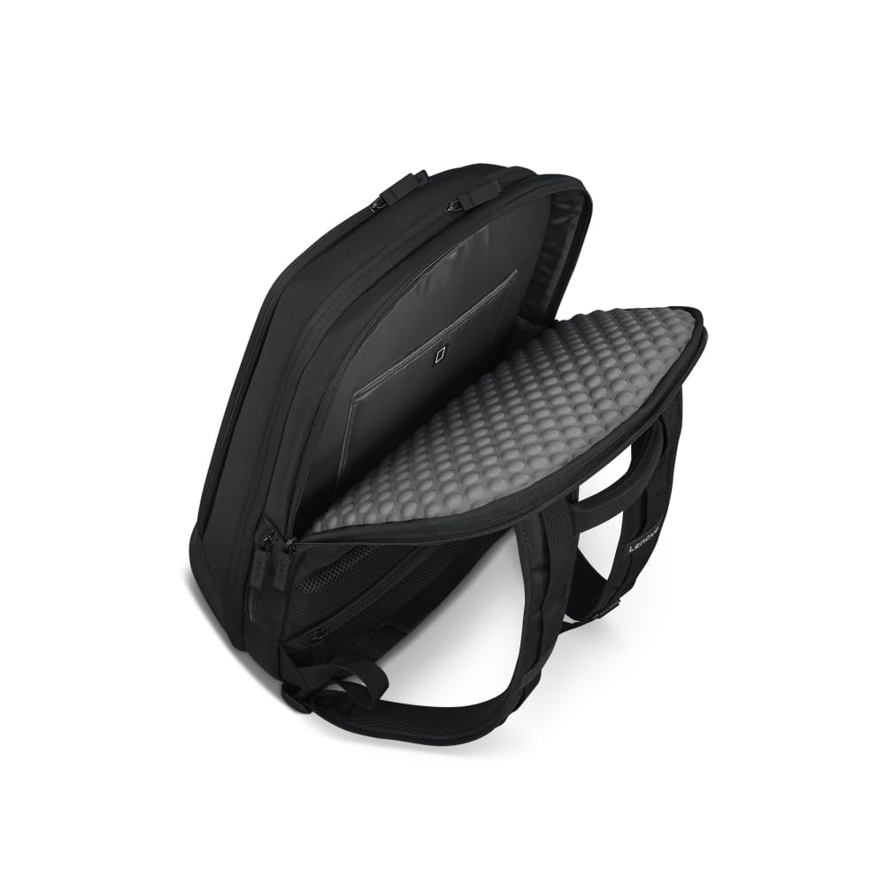 Lenovo Legion 17" Armored Mochila II, Gaming Laptop Bag, Doble Capa Protección, Dedicado Storage Pockets, GX40V10007, Negro