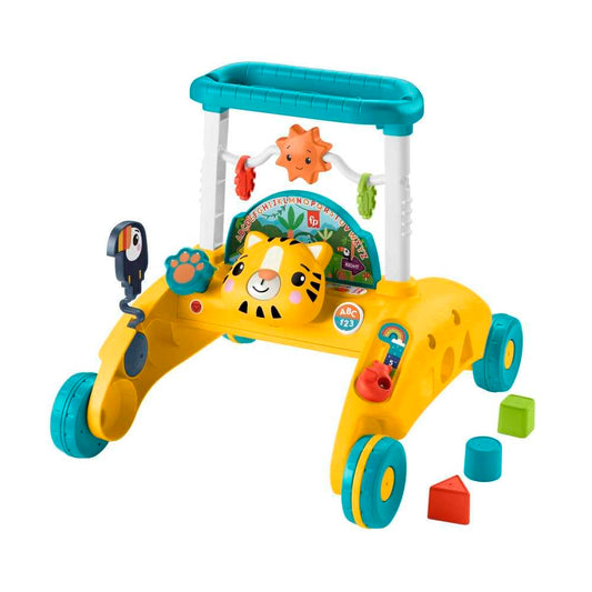 FISHER-PRICE, Andadera para Bebés de Dos Lados Primeros Pasos, Juguete para Bebé, 6 Meses en Adelante, Juguete de aprendizaje interactivo que crece con tu bebé