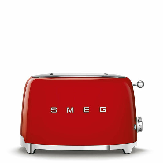 Smeg TSF01RDUS Tostadora 2 rebanadas, color Rojo
