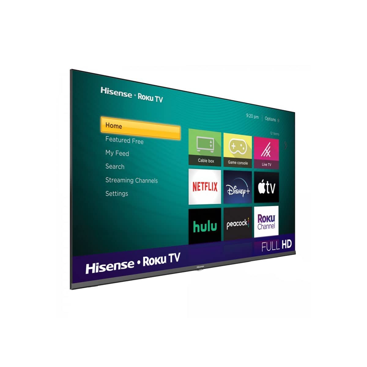 Hisense Television de 43" 1080p Full HD Smart TV Funciona con Alexa y Google Assistant + Soporte de Pared (Sin Bases) 43H4030F3 (Reacondicionado)