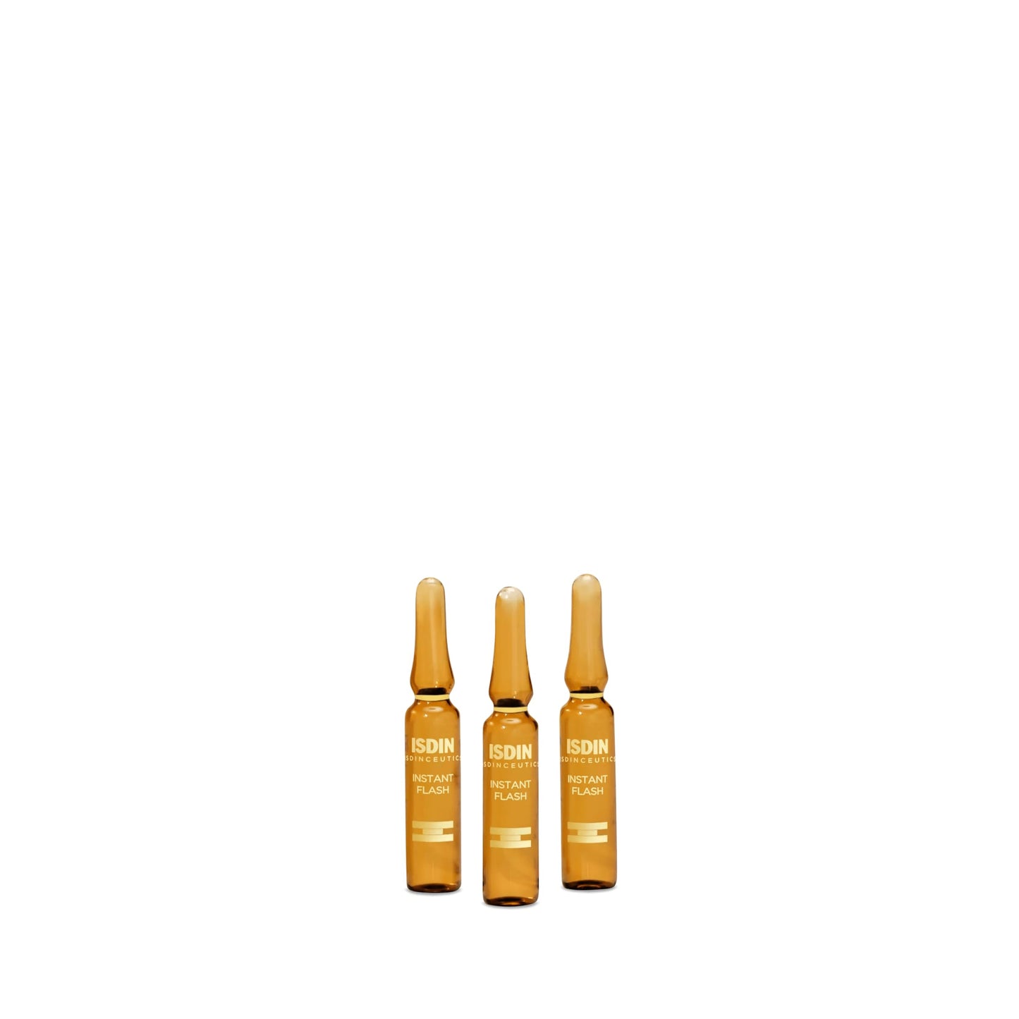 Isdinceutics Instant Flash, Solución facial con efecto lifting inmediato, 5 ampolletas