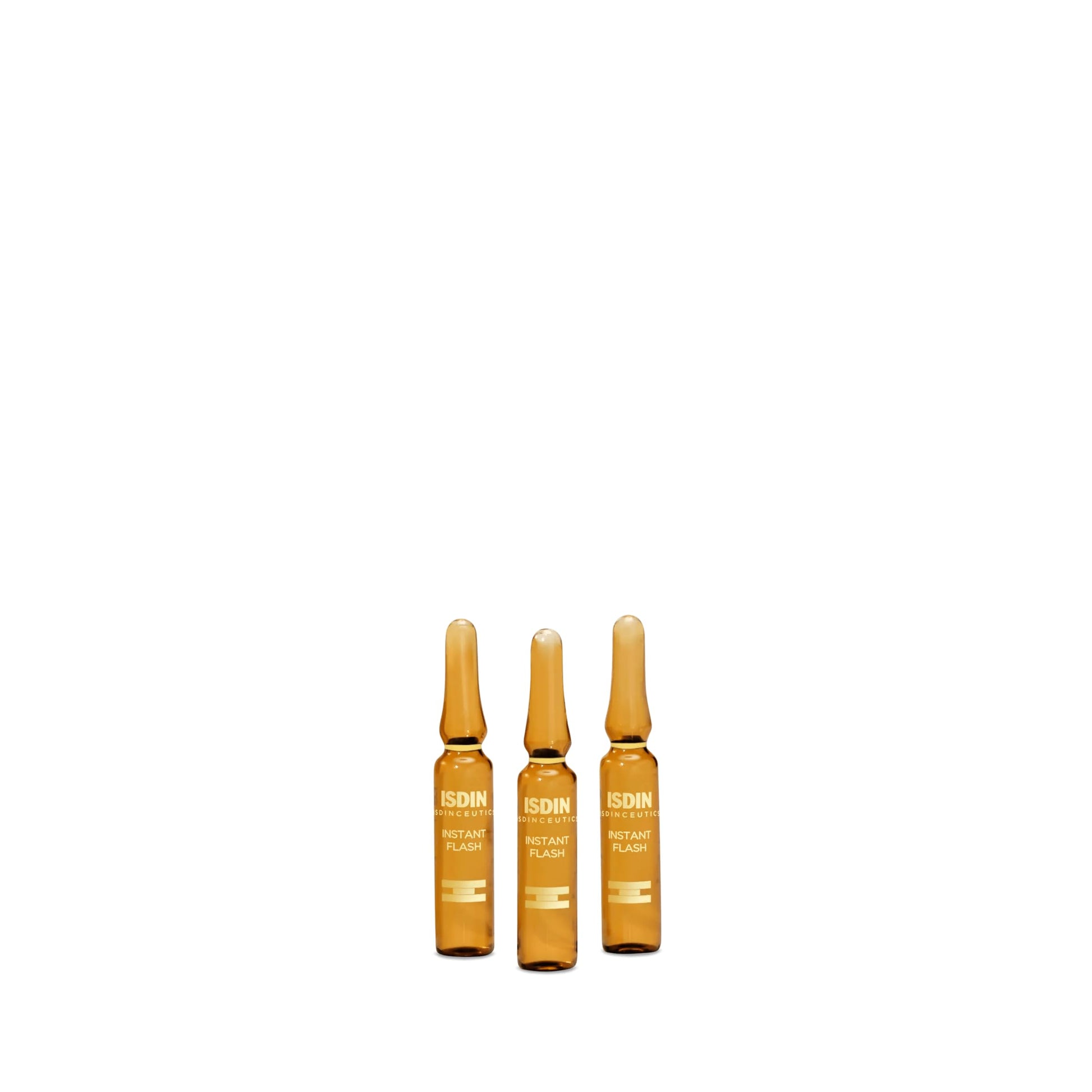 Isdinceutics Instant Flash, Solución facial con efecto lifting inmediato, 5 ampolletas