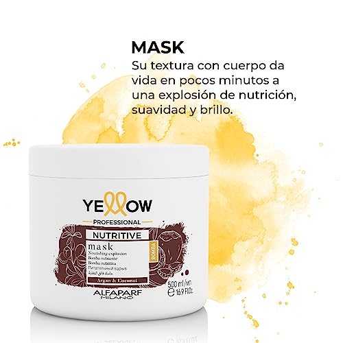 Yellow Nutritive Mask Bomba nutritiva para cabello seco