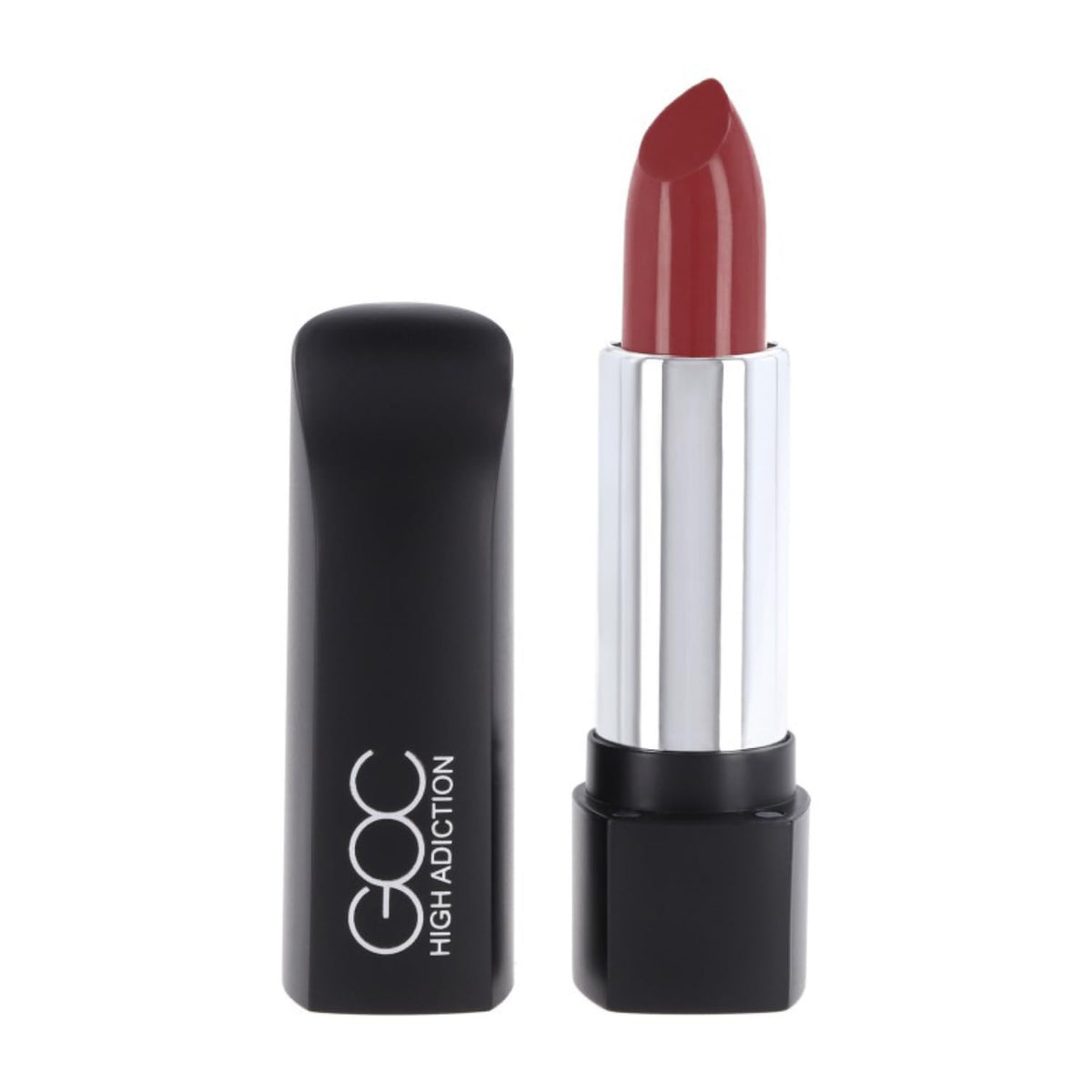 GOC High Adiction | Labial | Larga duración | Acabado ultra matte | Intrasferible | Textura ultra suave que se desliza fácilmente | Color Supreme | 3.8 g | Modelo GL521