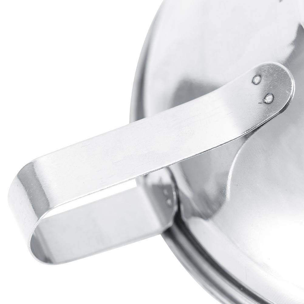 Embudo de Acero Inoxidable Hogar Ancho de la Boca con Mango Metal Pequeño para Utensilios de Cocina