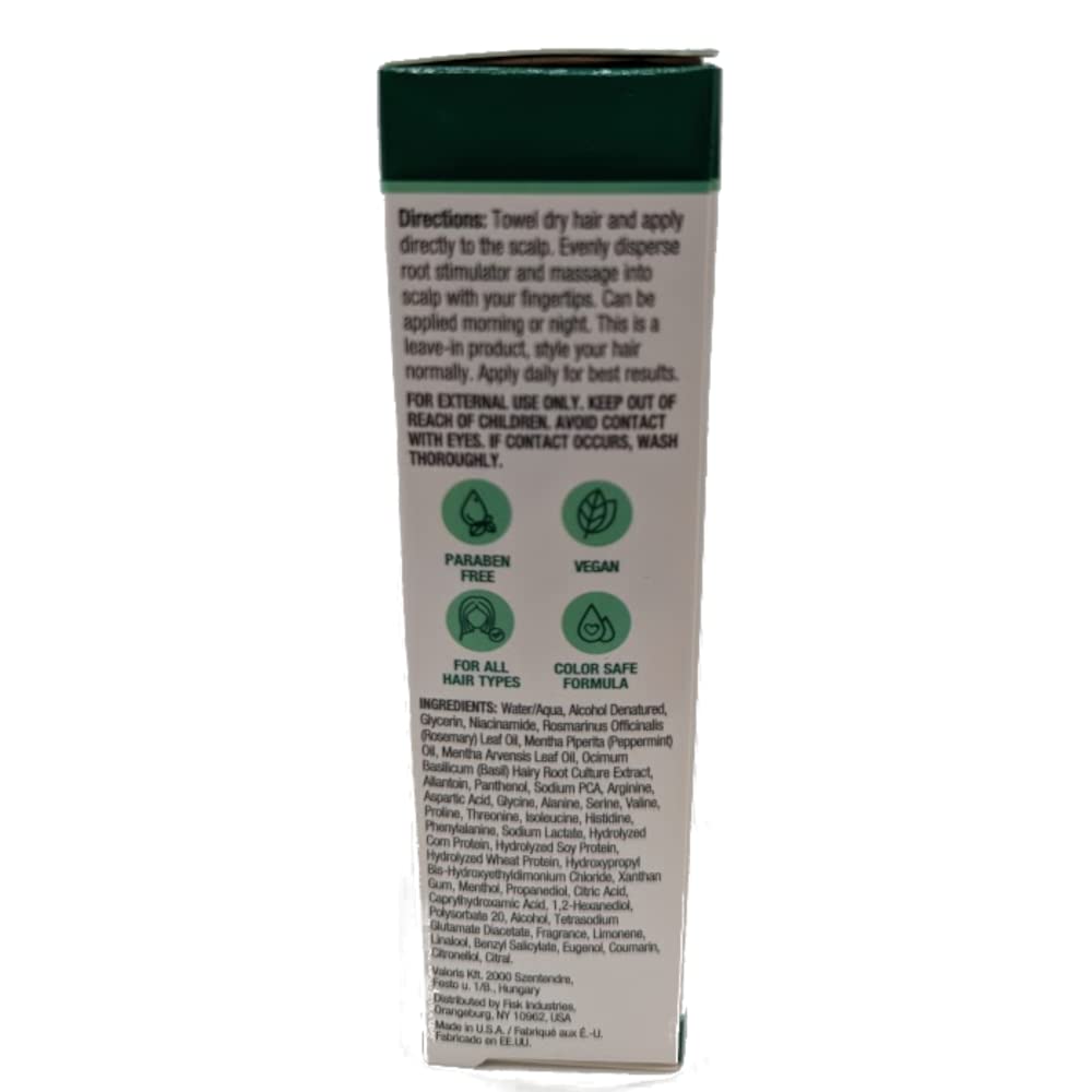 Difeel Estimulador de raíz de romero y menta con biotina 2.5 oz. - Tratamiento del cuero cabelludo para el crecimiento del cabello, aceite de menta de romero para el crecimiento del cabello