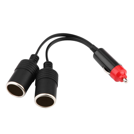 Akozon Divisor de enchufes para Encendedor de Cigarrillos, Cargador de Coche de 2 vías de Alta Potencia Adaptador de alimentación del Divisor de enchufes para enchufes de Encendedor de Cigarrillos