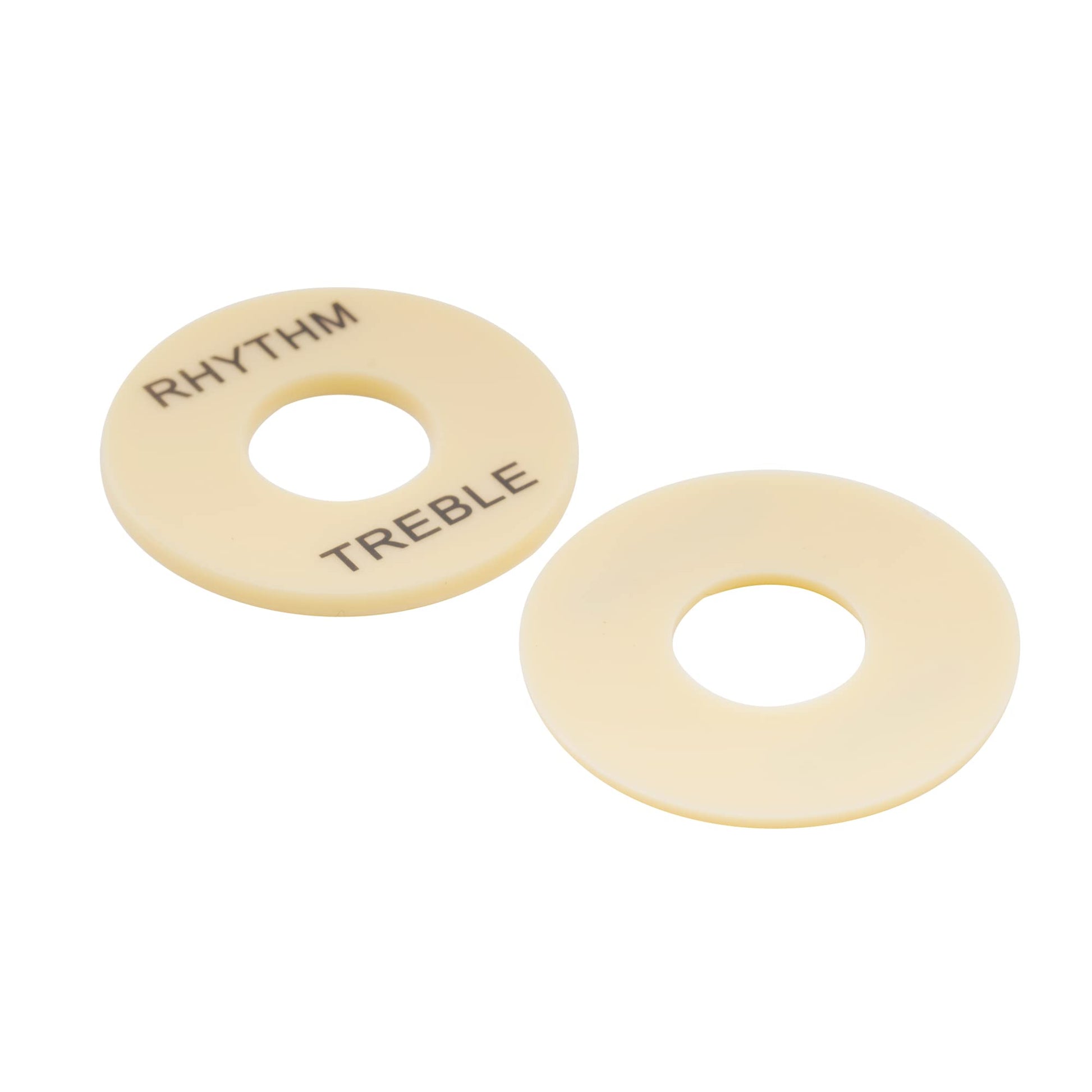 Musiclily Placa Selector Rhythm Treble para Guitarra Les Paul, Marfil (2 piezas)