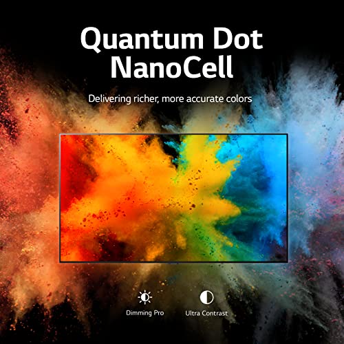 LG Serie QNED80 Mini LED QNED de 50 Pulgadas Smart TV 4K Pantalla Plana para Juegos con Control Remoto mágico Alimentado por IA con Alexa | Modelo 50QNED80URA, 2023