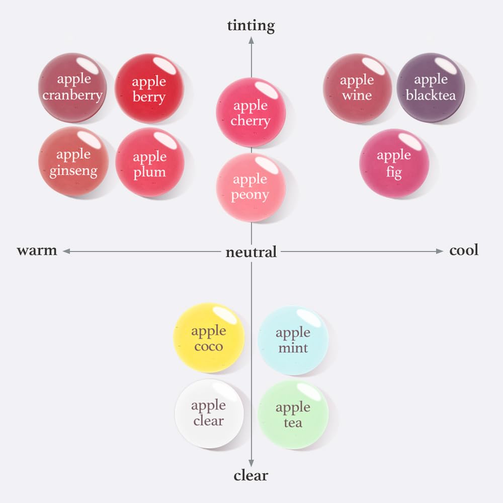 Aceite Labial NOONI Appleberry 0.12 Ounces Hidratante Natural Tono Suavizante